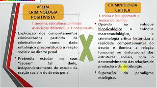 Aula 08  Do labeling approach a uma criminologia crítica  Criminologia  Delegado MG 2018 [upl. by Elleirbag]