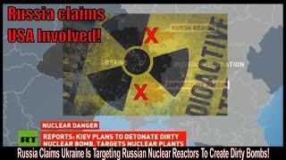 Russia Claims Ukraine Is Targeting Russian Nuclear Reactors To Create Dirty Bombs [upl. by Lil169]