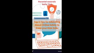 Top 5 Tips for Educating About Online Safety to Keep your Kids Safe Parental Control Tips [upl. by Lewison]