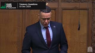 Clive Lewis Treasury Question negative impact of growing financial sector on productive economy [upl. by Rao729]