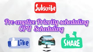 Preemptive Priority Scheduling Operating system 2024 [upl. by Oderf249]