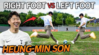 Heung MinSon’s Right Foot vs Left Foot… Who Wins [upl. by Sebbie]