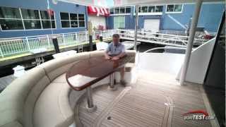 Hatteras 60 Motor Yacht Features 2012 By BoatTestcom [upl. by Chaves]