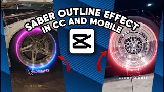 Wheel Saber Outline Tutorial in CapCut PC amp Mobile [upl. by Steep80]