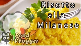 RISOTTO ALLO ZAFFERANO BUONISSIMO  FoodVlogger [upl. by Absalom]