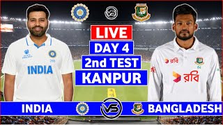 India v Bangladesh 2nd Test Day 4 Live  IND v BAN 2nd Test Live Scores amp Commentary  India Innings [upl. by Edrick]