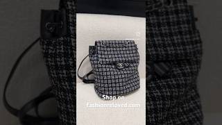 Chanel Urban Spirit Tweed Backpack chanel chanelbag chanellovers consignment [upl. by Katonah]