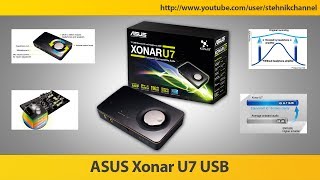 Обзор ASUS Xonar U7 USB Review [upl. by Sateia]