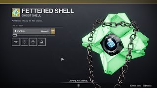 The greatest shaders for the Fettered Ghost Shell [upl. by Zarihs]