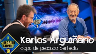 La receta perfecta de Karlos Arguiñano para una sopa de pescado  El Hormiguero [upl. by Darell]