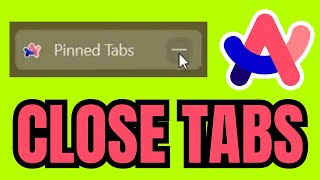 How To CLOSE TABS In Arc Browser Quick amp Easy [upl. by Anoyek]