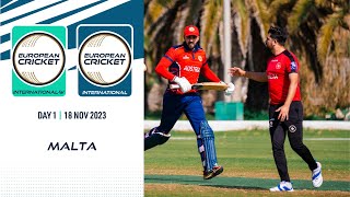 🔴 ECIW amp ECI Malta 2023  Day 1  T10 Live International Cricket  European Cricket [upl. by Daveen970]