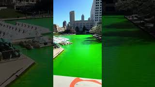 St Patricks Day Green River Indianapolis [upl. by Tilney]