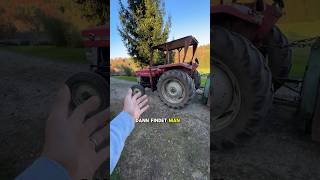 Wie man einen Oldtimer Traktor fährt 😱🚜 traktor landwirtschaft fahrenlernen oldtimer bauer [upl. by Schwing563]