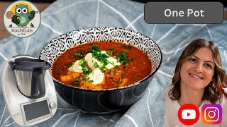 ONE POT  Räubereintopf mit Kartoffeln Hackfleisch und Mozzarella  Alltagsküche Thermomix® TM6 TM5 [upl. by Rollet117]