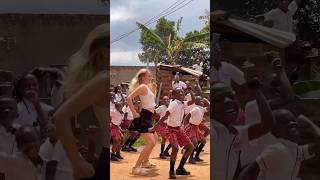 When did you notice the guy on the rooftop👀😅 kids dancing funny [upl. by Petes]