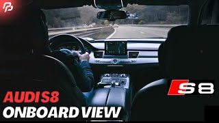 Welcome Onboard of Audi S8 for a Relaxing Casual AUTOBAHN Drive  TUNNEL RUN [upl. by Signe261]