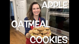 Apple Oatmeal Cookies A Delicious Easy Way To Use All Those Autumn Apples Good And Good For You [upl. by Aicatsanna823]