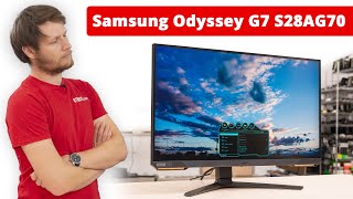 Samsung Odyssey G7 S28AG70 Monitor Review  Should you buy it [upl. by Ora]