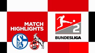 Schalke vs Köln  Highlights  2 Bundesliga 202425 [upl. by Egiedan]