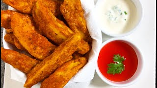 Crispy Potato Wedges Quick Snack Recipe [upl. by Aracot95]