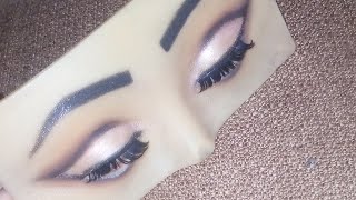 Black cut crease eye makeup  Ayesha Zubair [upl. by Ahsatniuq]