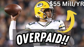 Is Jordan Love Overpaid NFL NEWS [upl. by Plossl]