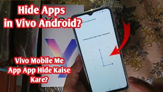 Vivo Mobile Me App Hide Kaise Kare  How to Hide Apps in Vivo android Phone  2024 [upl. by Luciano]