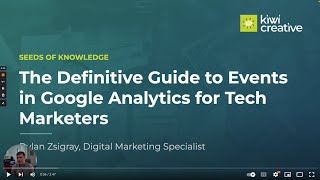 The Definitive Guide to Events in Google Analytics for Tech Marketers [upl. by Sandberg]