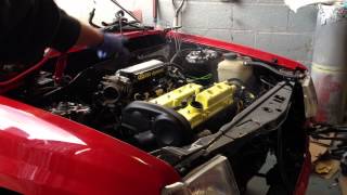 Vauxhall Nova 16 16v x16xe Conversion  First Fire Up [upl. by Adalai157]