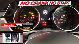 VW Touran No Crank No Start ECU no COM Diagnose Dan TSB for the Win [upl. by Brote]