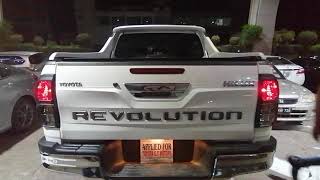 toyota revo shutter lid and trd roll bar installation done by sehgal motors Rawalpindi [upl. by Odetta50]