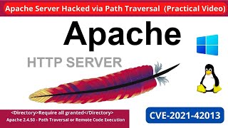 Apache 2450  Path Traversal Create Vulnerable Lab Server CVE202142013 Exploit Pentest blog [upl. by Yllim193]