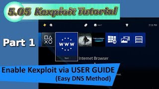 PS4 505 Kexploit quotjailbreakquot Tutorial PT1  Run Kexploit via USER GUIDE using DNS [upl. by Rew]