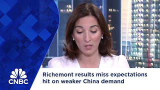 Richemont results miss expectations hit on weaker China demand [upl. by Fulviah353]