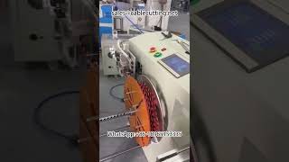 Automatic metre counting rewinding and bundling machine Threader Threading Wall Wire amp Cable [upl. by Rehpitsirhc981]