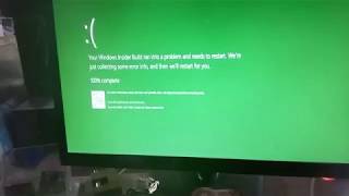 Your windows insider build ran into a problem and needs to restart [upl. by Lian]