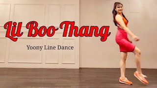 Lil Boo Thang Line Danceyoonylinedance JuliaWetzel [upl. by Akamaozu]