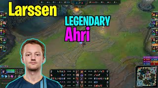 🔍 Larssen LEGENDARY Ahri in Challenger EUROPE 🌟 [upl. by Vins]