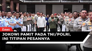 Jokowi Berpamitan Pada Pejabat TNIPolri dan Berikan Arahan Terakhirnya [upl. by Verena2]