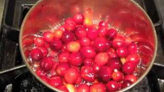 How to make fresh cranberry jam [upl. by Redleh179]