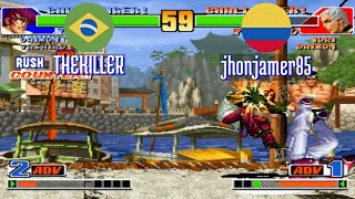 FT5 kof98 THEKILLER BR vs jhonjamer85 CO King of Fighters 98 Fightcade Oct 6 [upl. by Gard]