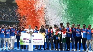 Captain Rohit Sharma praises the team after winning T20 World Cup 2024 [upl. by Rebmaed]