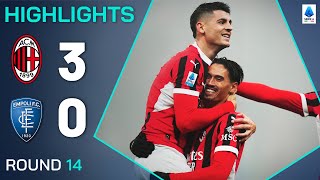 MILANEMPOLI 30  HIGHLIGHTS  Reijnders Hits Brace as Milan Cruise to Victory  Serie A 202425 [upl. by Glass604]