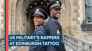 Meet the US Army Field Band’s resident rappers [upl. by Saloma]