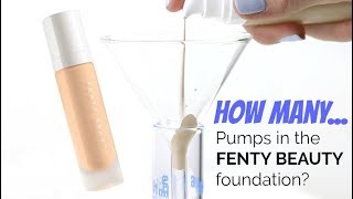 THE MAKEUP BREAKUP  How Many Pumps in Fenty Beauty Pro Filtr Foundation  Destroying Makeup [upl. by Kared]