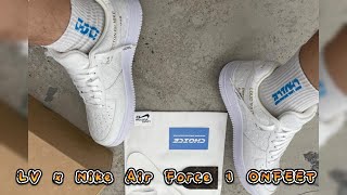 Unboxing Best Louis Vuitton x Nike Air Force 1 Low Sneaker [upl. by Aznola]