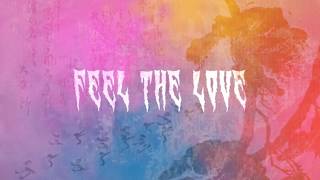 KIDS SEE GHOSTS  Feel The Love Lyric Video [upl. by Armstrong]