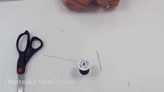 Threading a Hand sewing Needle [upl. by Gustie]