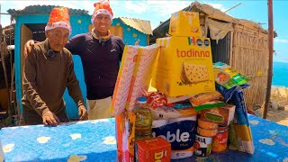 TIO ADRIAN Recibió su Regalo por Navidad  hombre solitario viviendo más de 50 años junto al mar [upl. by Ajile]